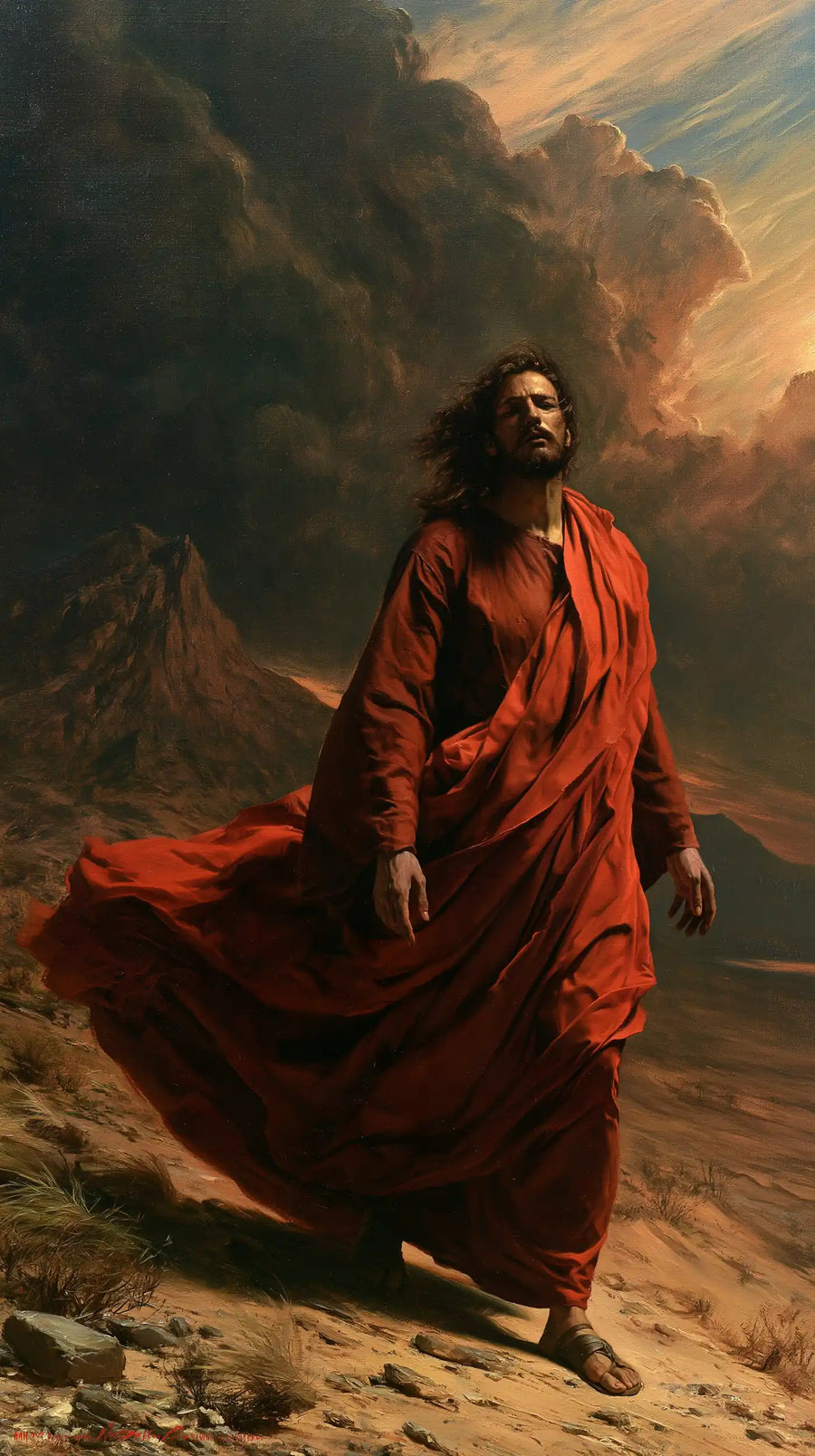 Jesus in the Desert - The Inner Struggle · Portrait n° 10