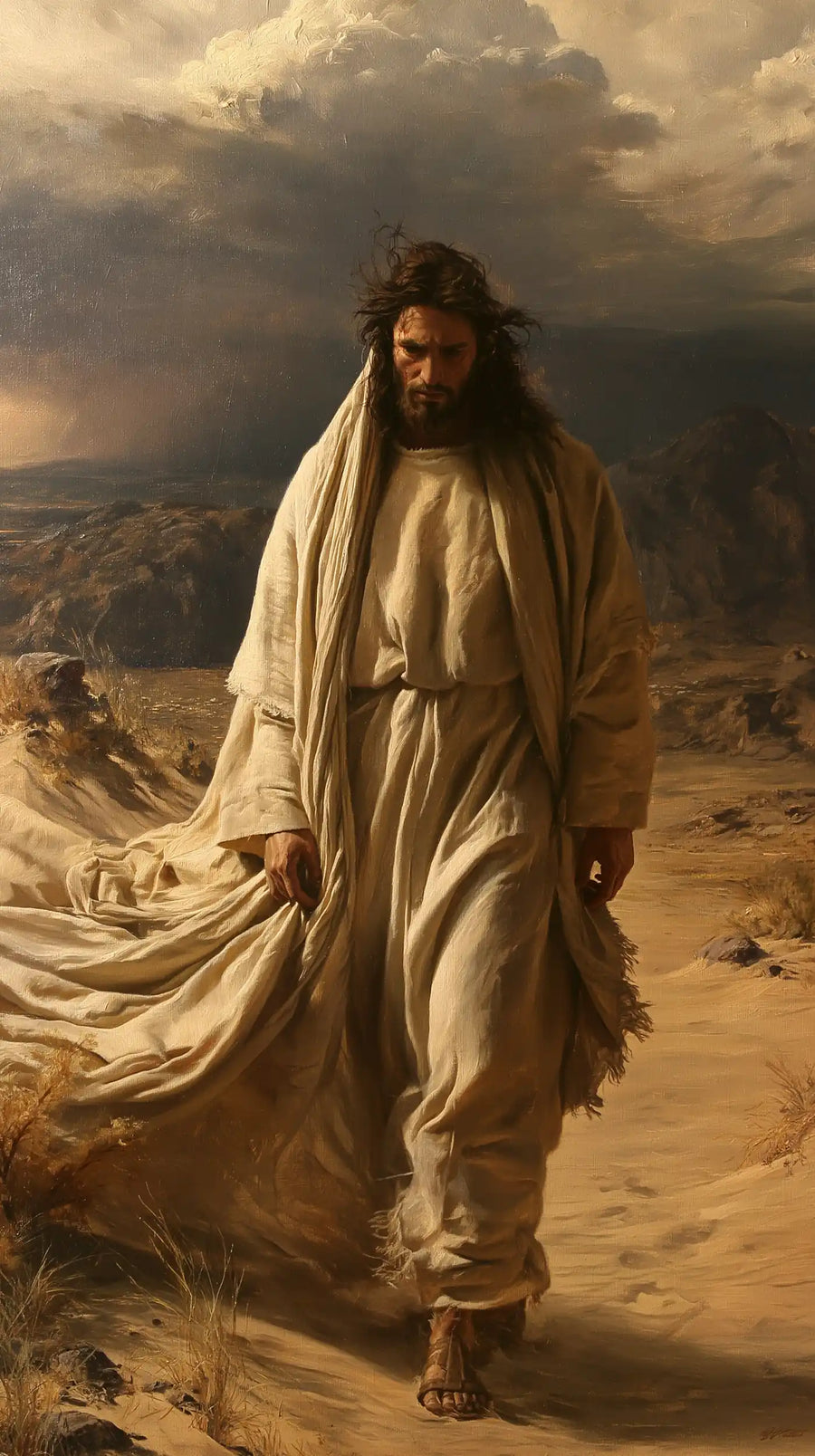 Jesus in the Desert - The Inner Struggle · Portrait n° 13