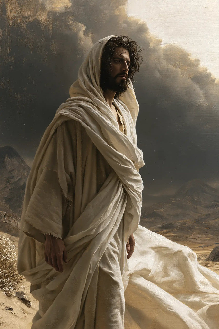 Jesus in the Desert - The Inner Struggle · Portrait n° 30
