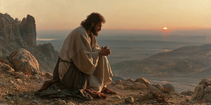 Jesus in the Desert - Jesus in Prayer · Landscape n° 21