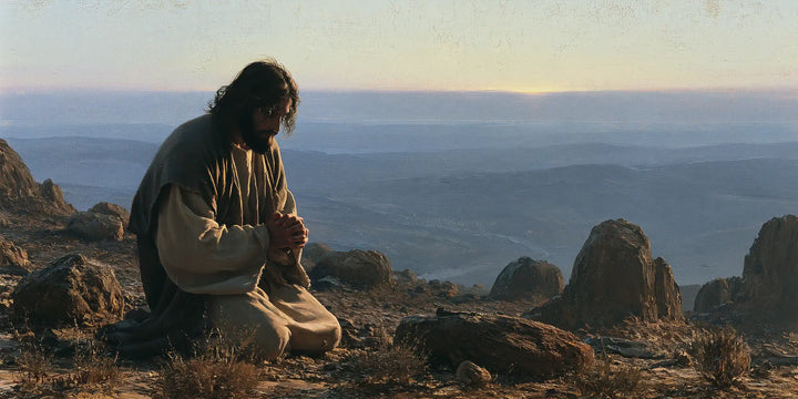Jesus in the Desert - Jesus in Prayer · Landscape n° 22