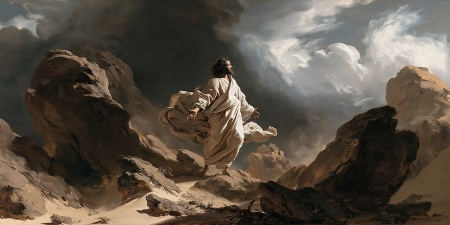 Jesus in the Desert - Theatrical Baroque · Landscape n° 23