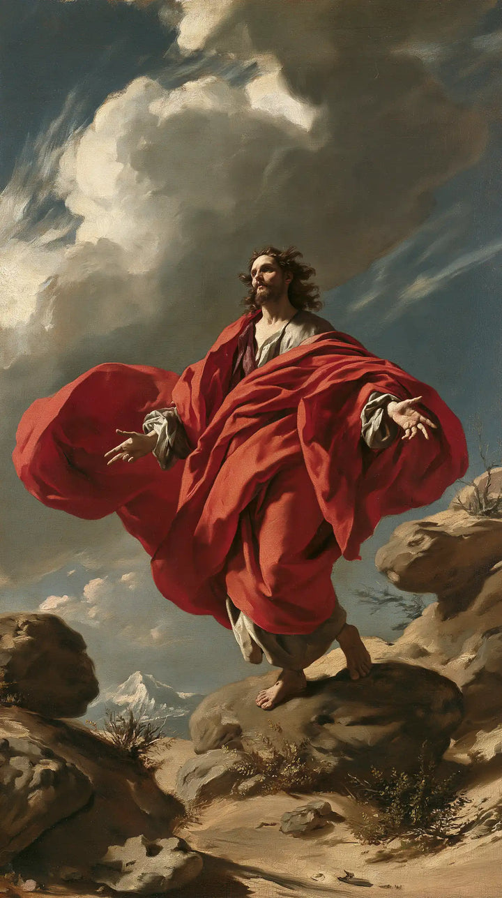 Jesus in the Desert - Theatrical Baroque · Portrait n° 5