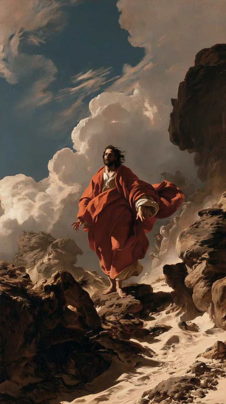 Jesus in the Desert - Theatrical Baroque · Portrait n° 6