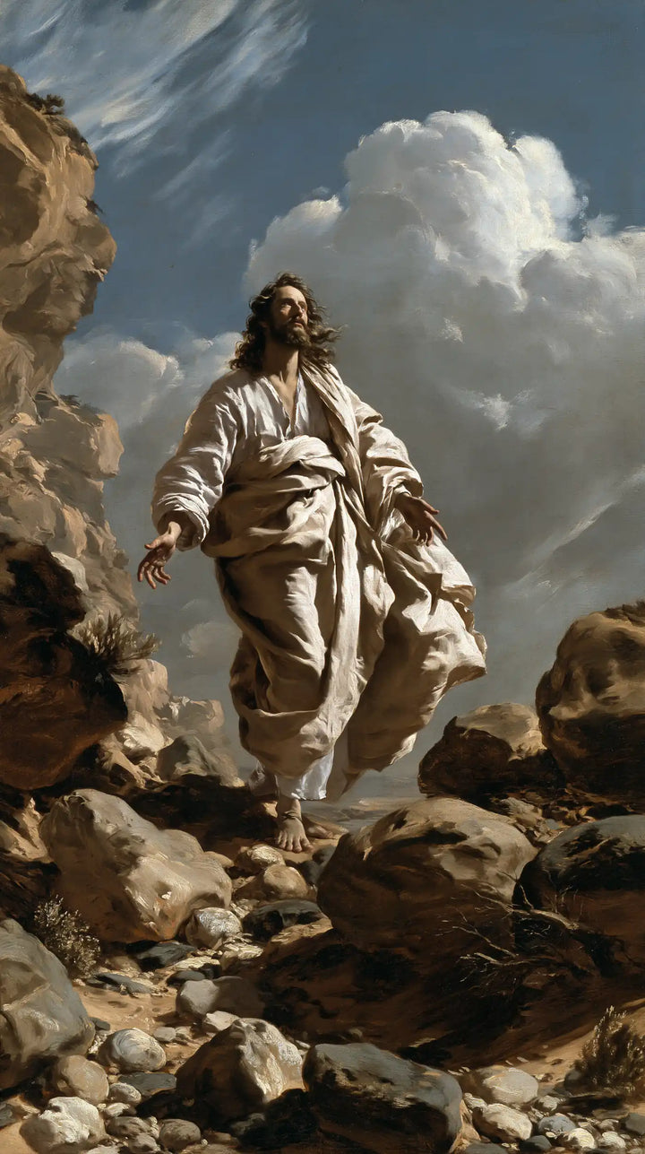 Jesus in the Desert - Theatrical Baroque · Portrait n° 26