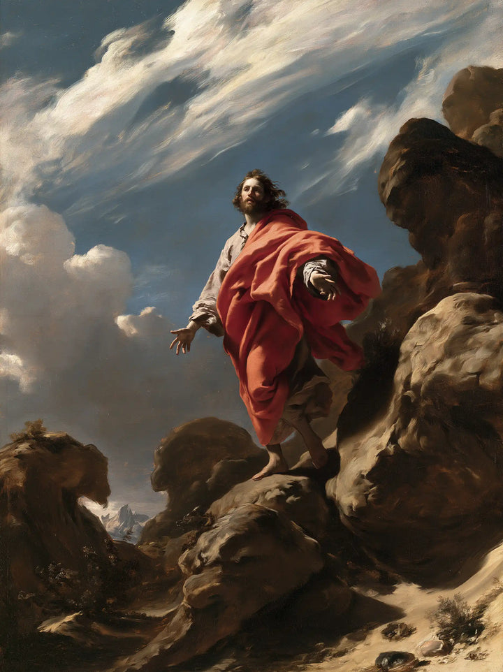 Jesus in the Desert - Theatrical Baroque · Portrait n° 33