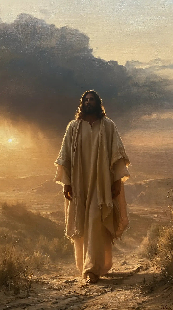 Jesus in the Desert - Victory Over Temptation · Portrait n° 21