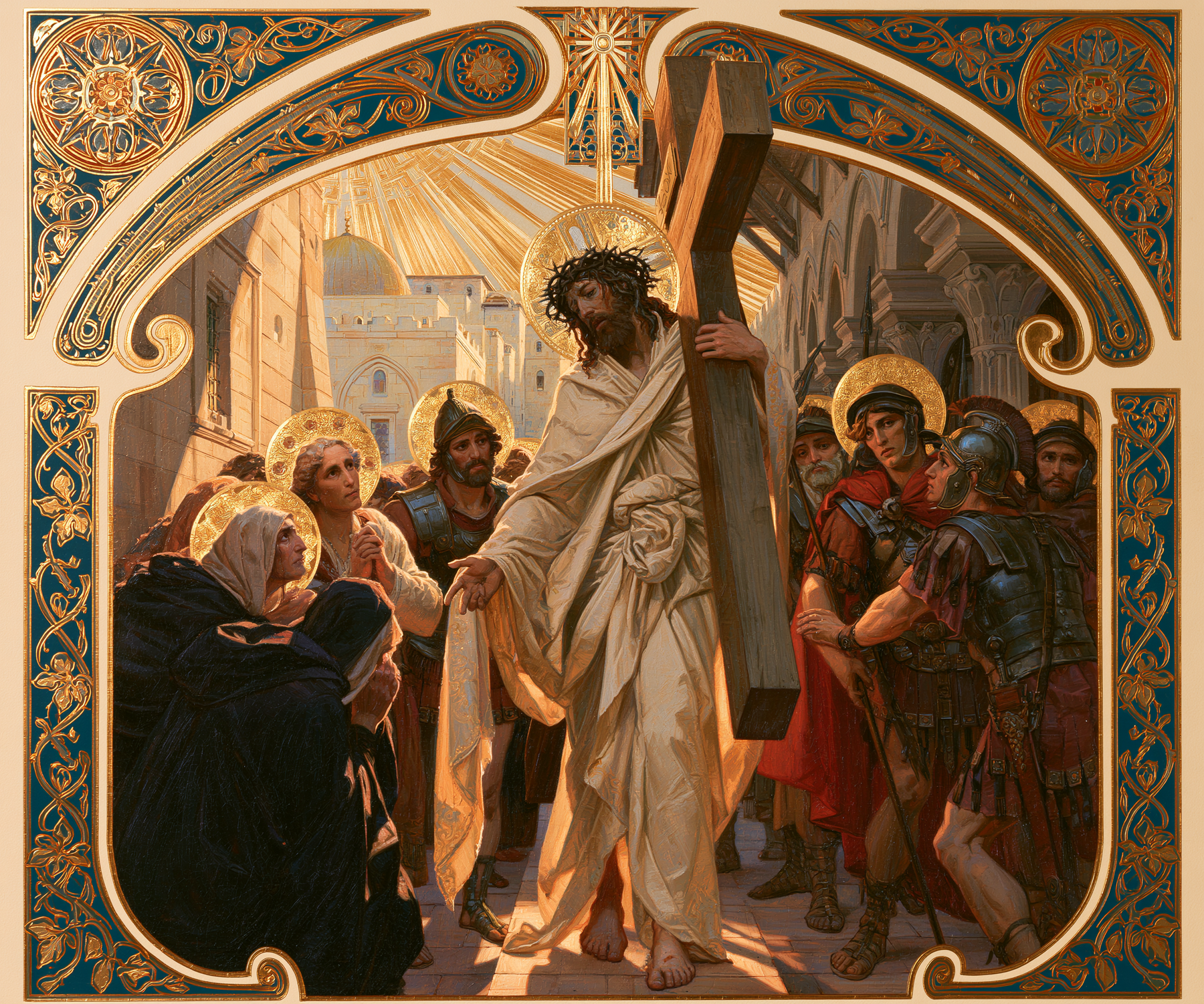 The Stations of the Cross - Sacred Art Nouveau · Landscape n° 1