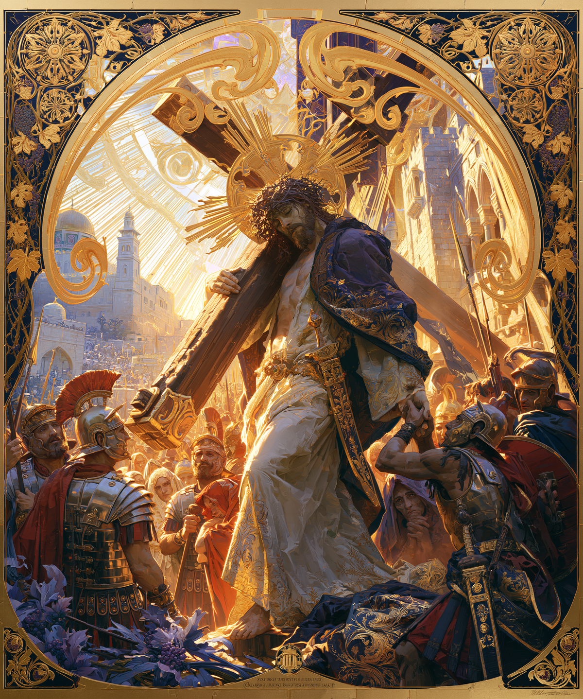 The Stations of the Cross - Sacred Art Nouveau · Portrait n° 11