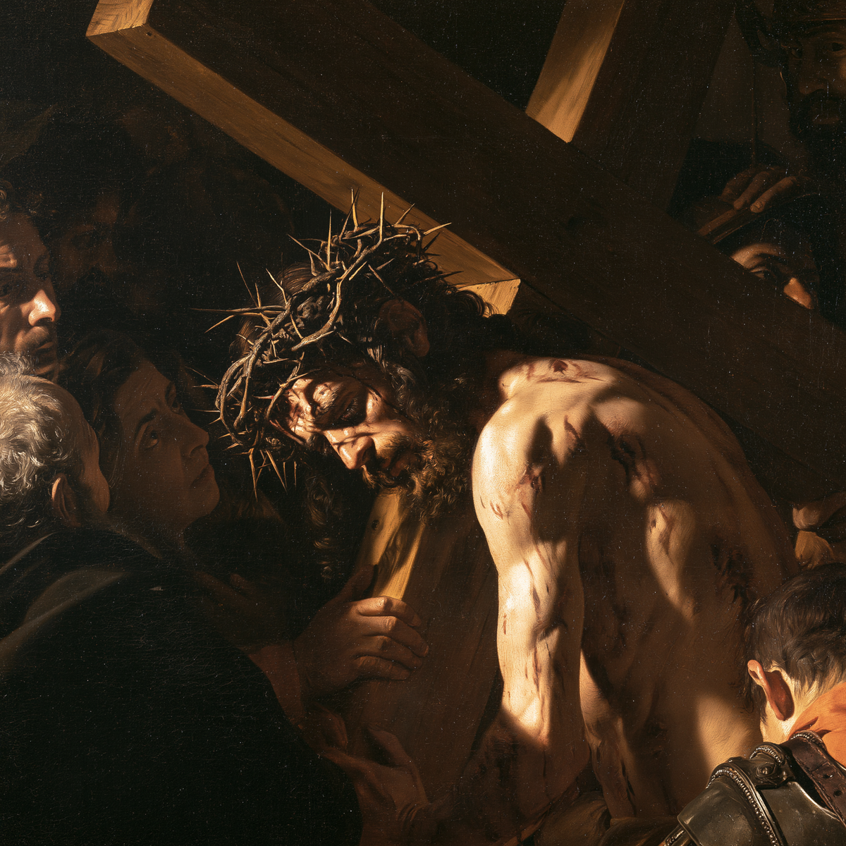 The Stations of the Cross - Caravaggio - tenebrism · Square n° 1