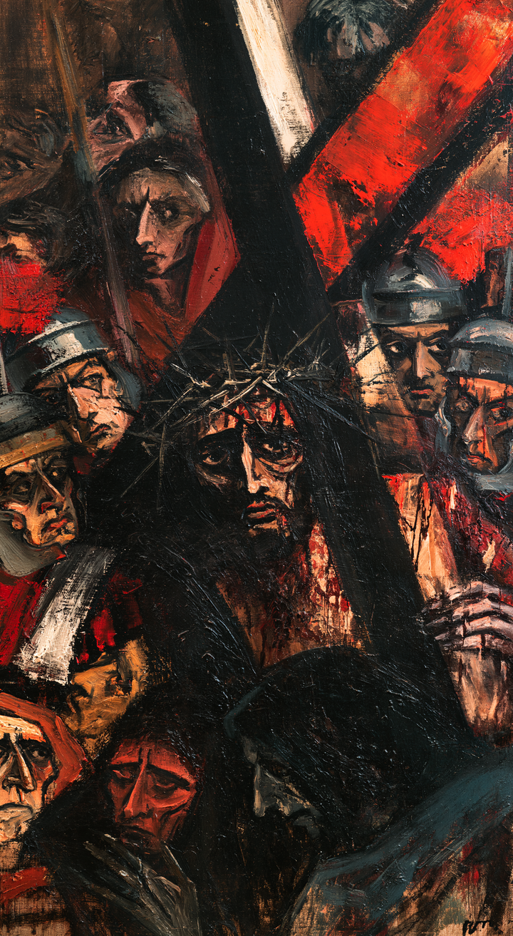 As Estações da Cruz - Expressionista · Retrato n° 6