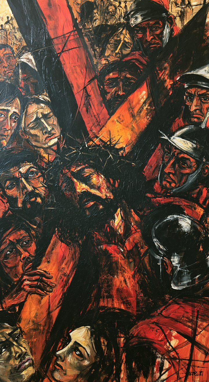 As Estações da Cruz - Expressionista · Retrato n° 7