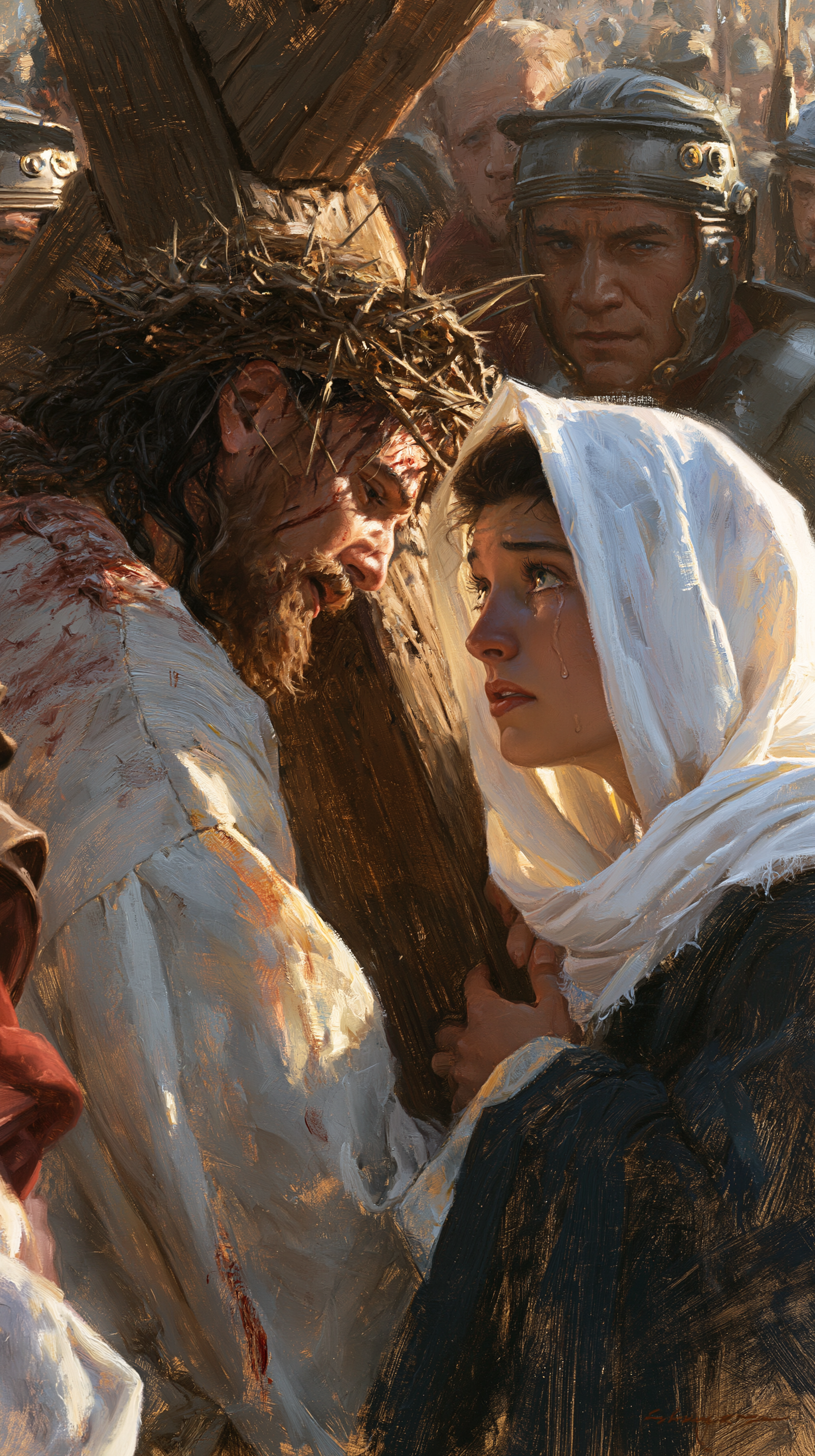 As Estações da Cruz - Jesus encontra sua mãe · Retrato n° 84