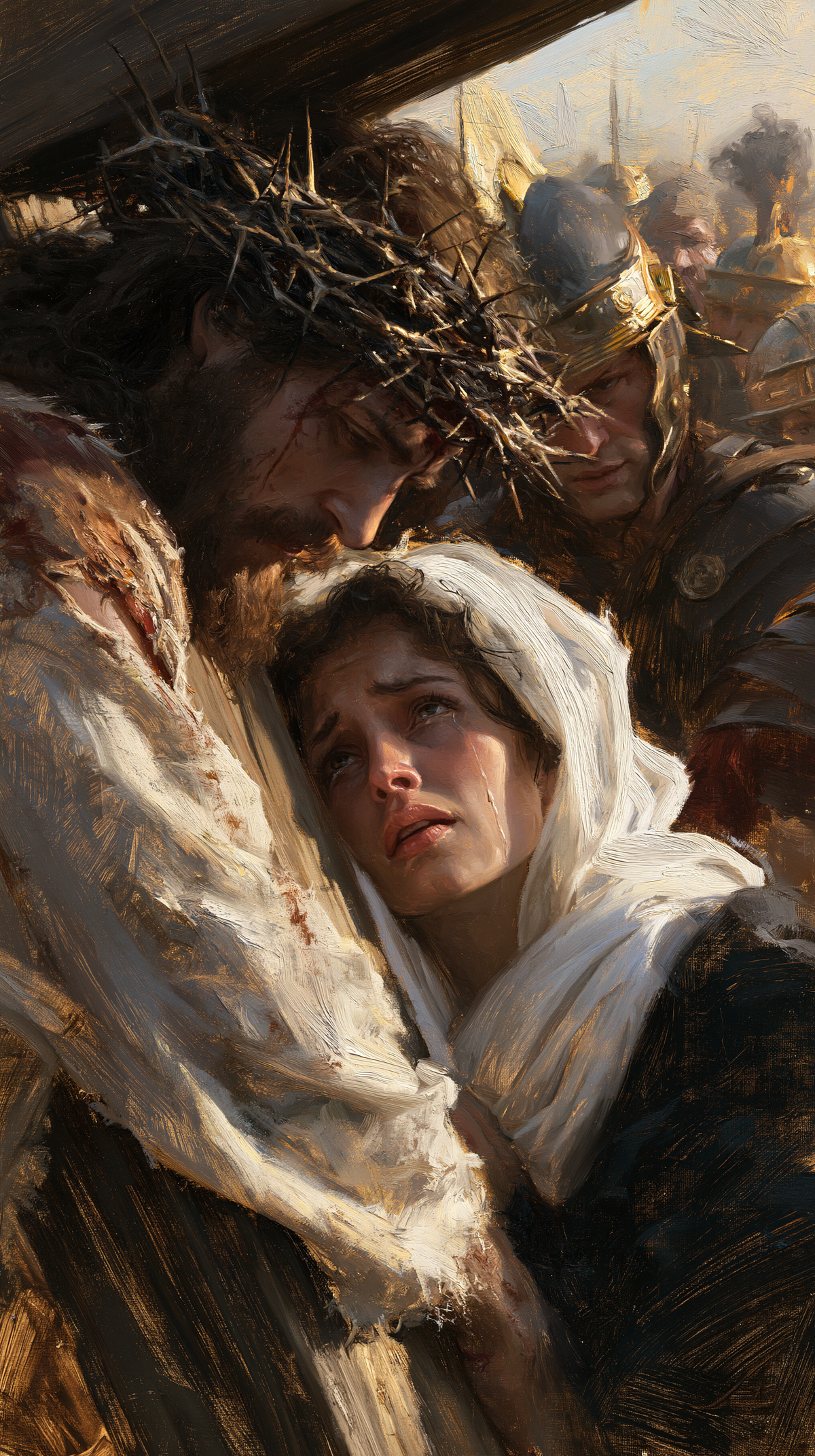 As Estações da Cruz - Jesus encontra sua mãe · Retrato n° 87