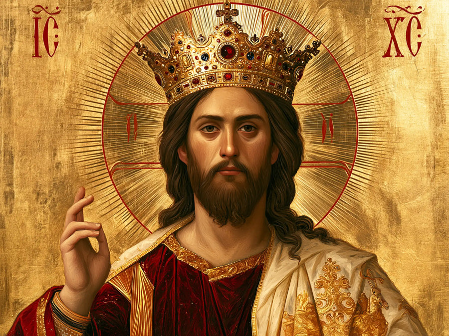 Jesus the King - Contemporary Byzantine · Landscape n° 4