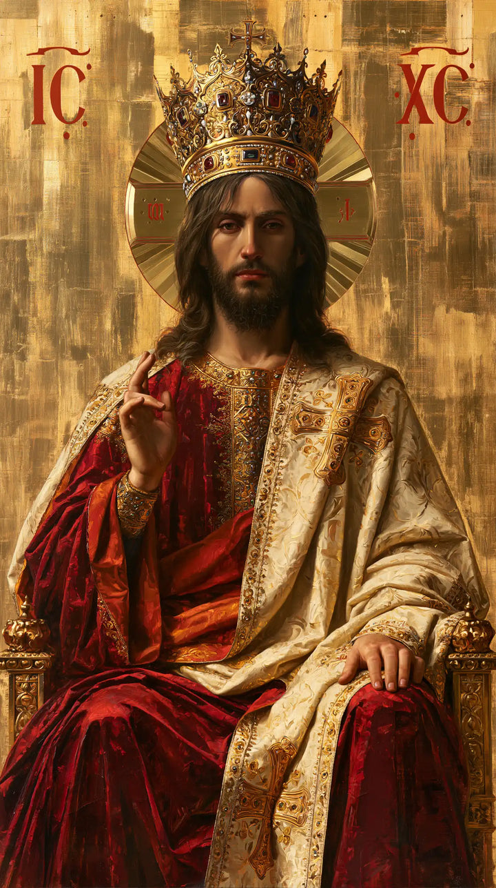 Jesus the King - Contemporary Byzantine · Portrait n° 3