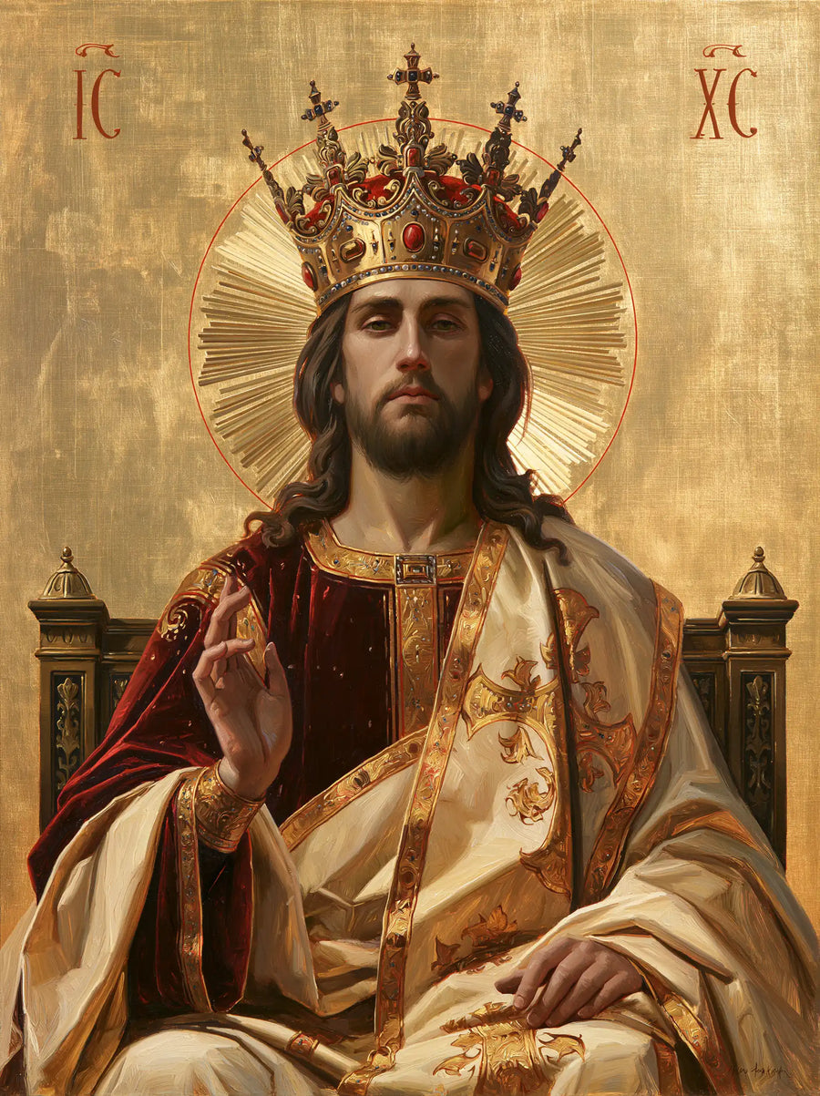 Jesus the King - Contemporary Byzantine · Portrait n° 16