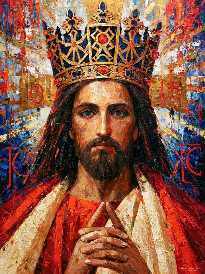 Jesus the King - Expressionist · Portrait n° 15
