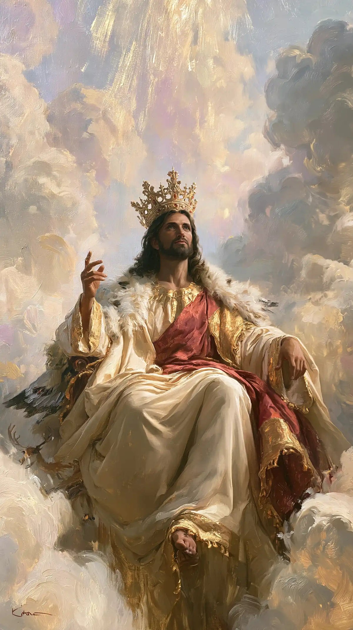 Jesus the King — The Blessing Within Grey Clouds