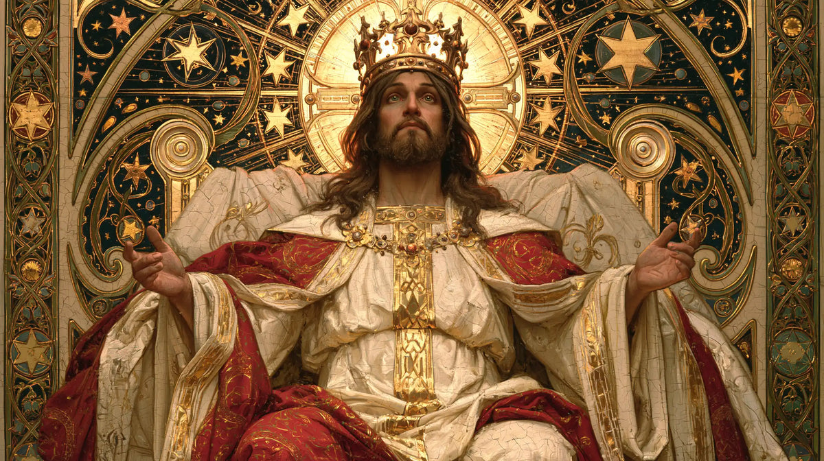 Jesus the King - Sacred Art Nouveau · Landscape n° 8