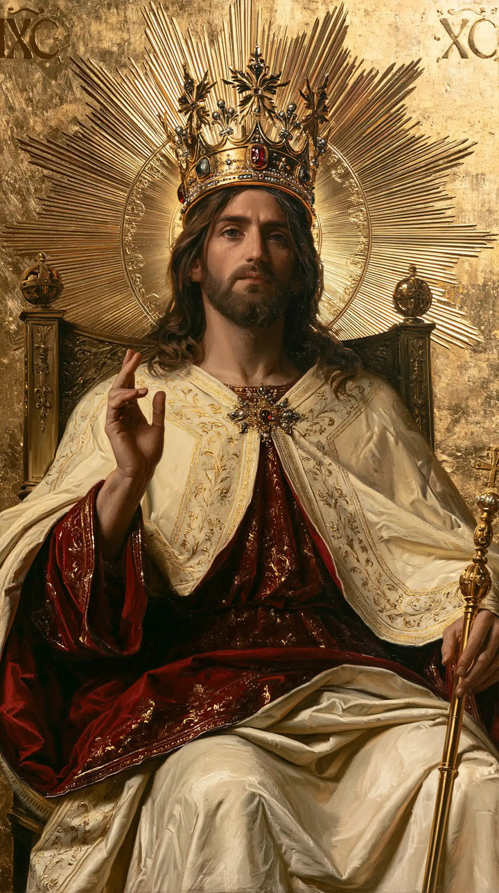 Jesus the King - Sacred Gold · Portrait n° 2