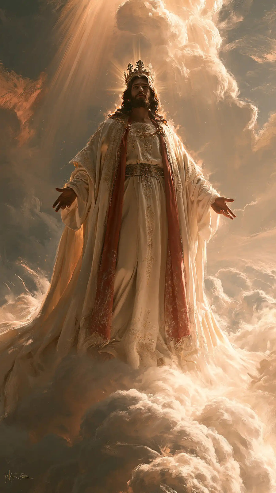 Jesus the King - Sacred Monumental View · Portrait n° 3