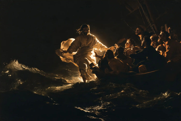 Jesus Walking on Water — The Meeting at the Boat’s Edge