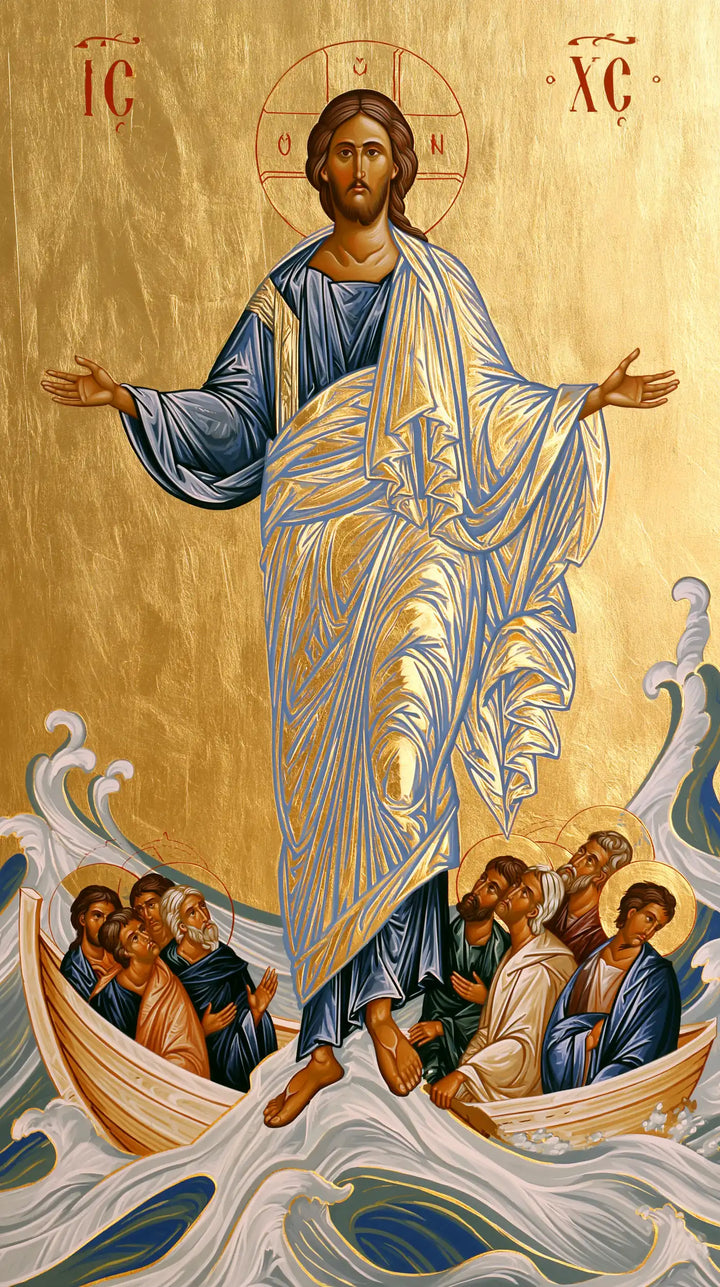 Jesus Walking on Water — The High Radiance above the Little Boats