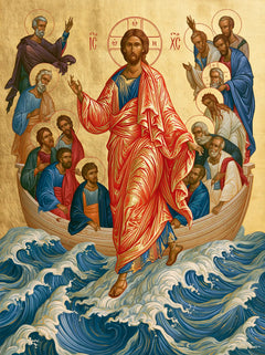Jesus Walking on Water — The Chorus above Azure Crests