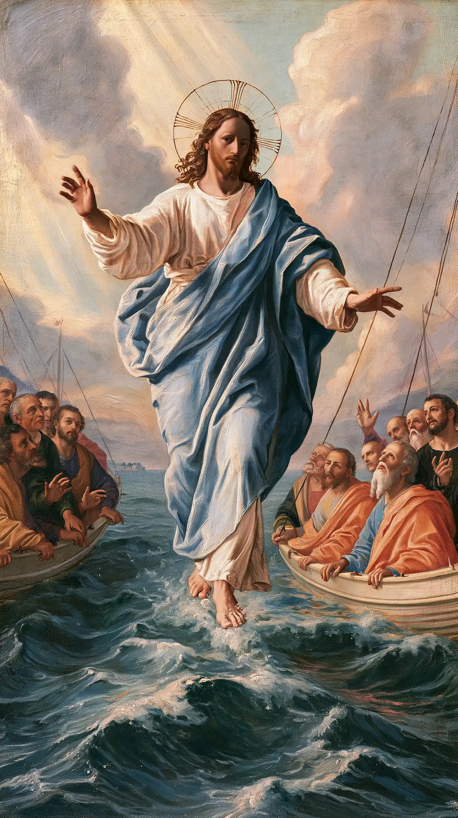 Jesus Walking on Water - Florentine Renaissance · Portrait n° 5