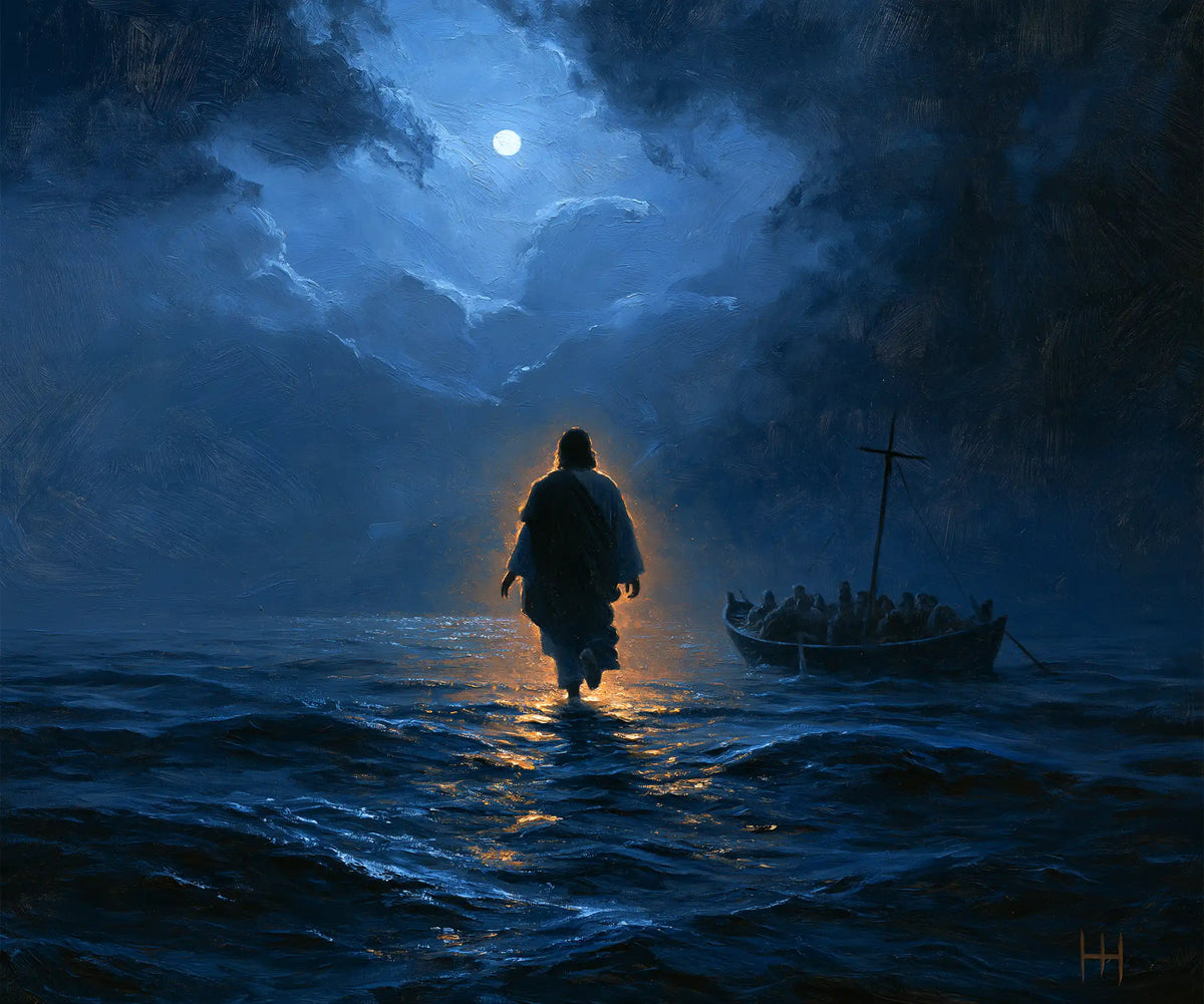 Jesus Walking on Water — The Golden Vigil before the Black Mast
