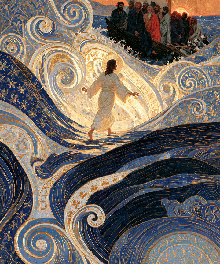 Jesus Walking on Water — The Hidden Passage between Indigo Waves