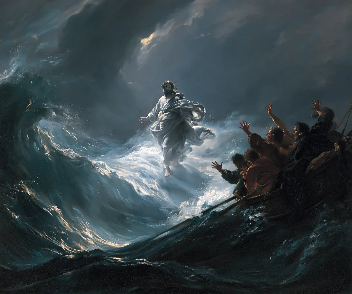 Jesus Walking on Water — At the Foot of the Blue Rampart