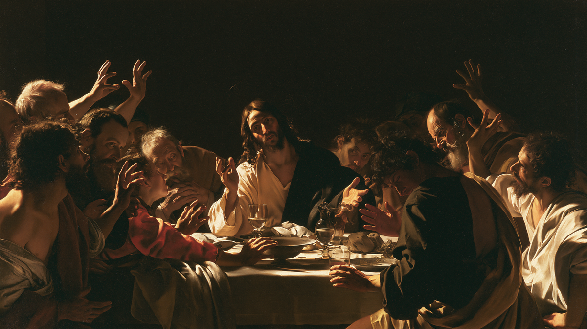 The Last Supper - Caravaggio - tenebrism n° 5