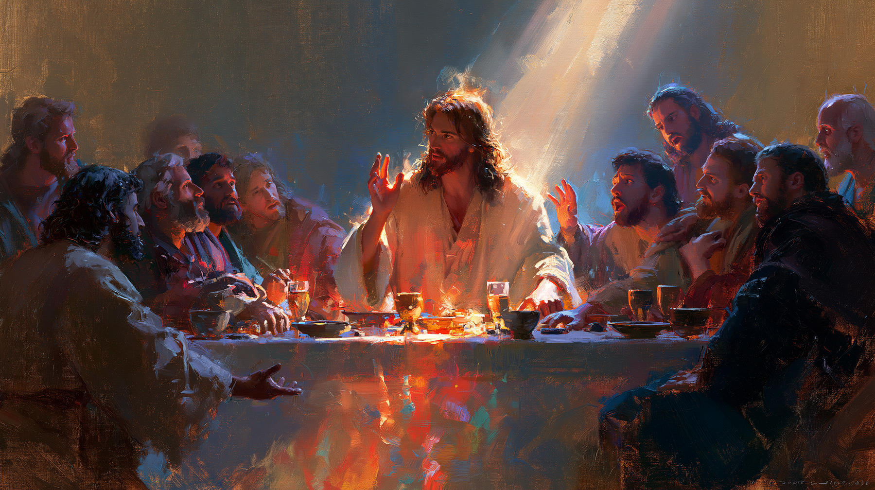 The Last Supper - Impressionist n° 5 — aperçu de la finition sélectionnée