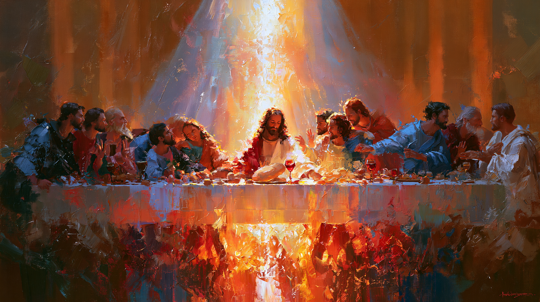 The Last Supper - Impressionist n° 10 — aperçu de la finition sélectionnée
