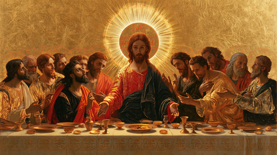 The Last Supper - Sacred Golden n° 9