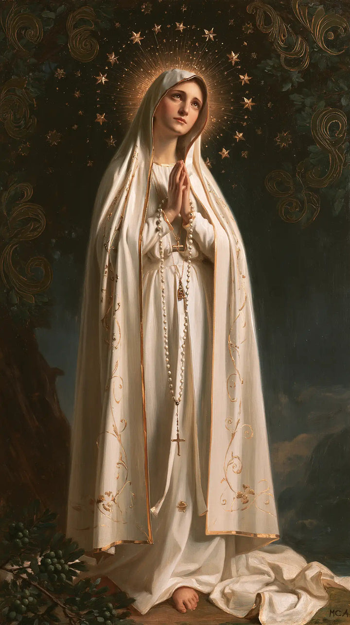 Our Lady of Fatima – Sacred Art Nouveau · Portrait no. 2