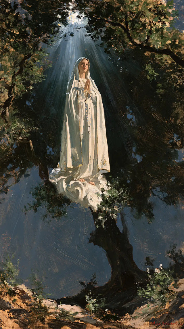 Our Lady of Fatima – Expressionist · Portrait no. 4