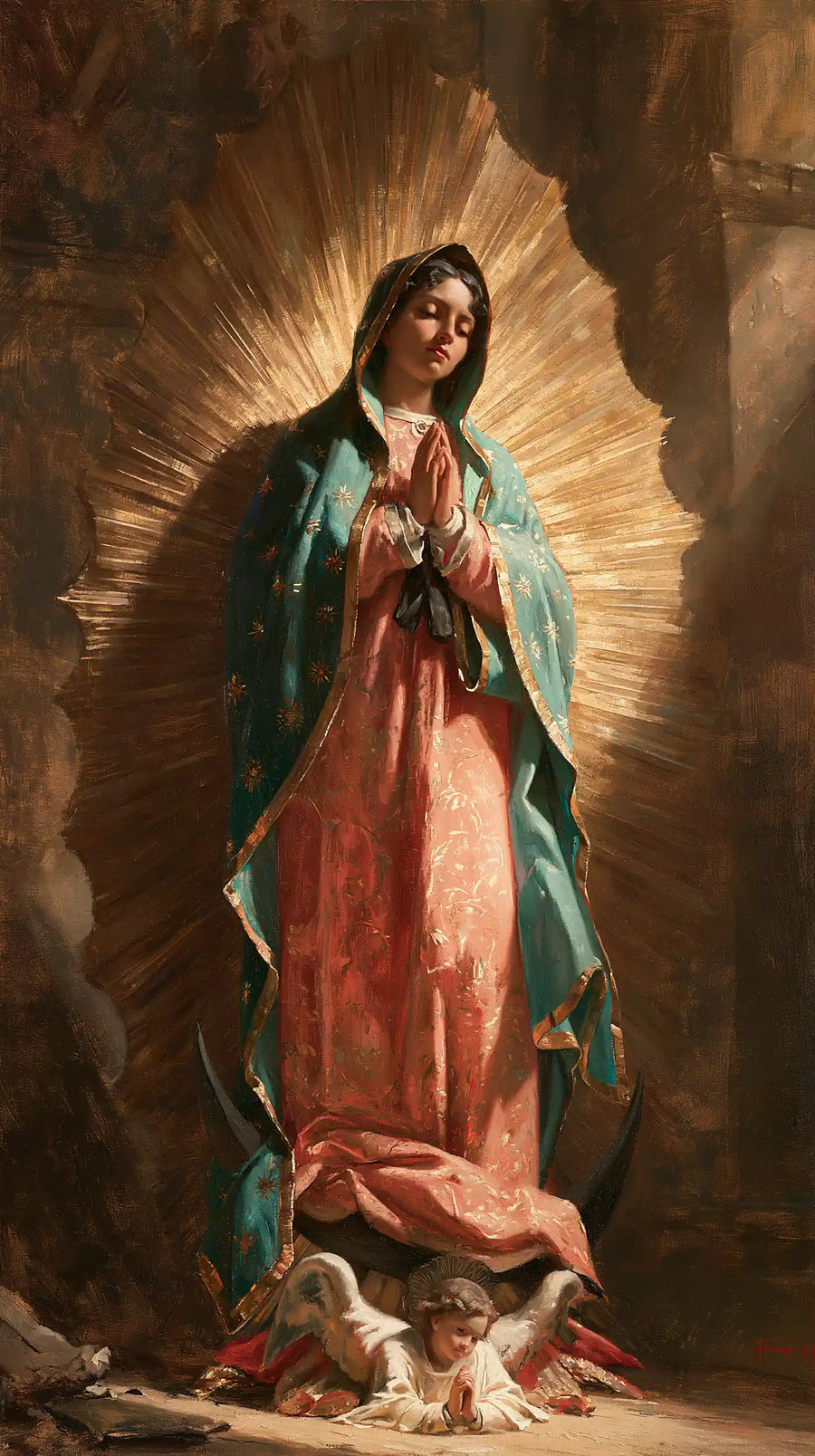 Our Lady of Guadalupe – Theatrical Baroque · Portrait no. 4