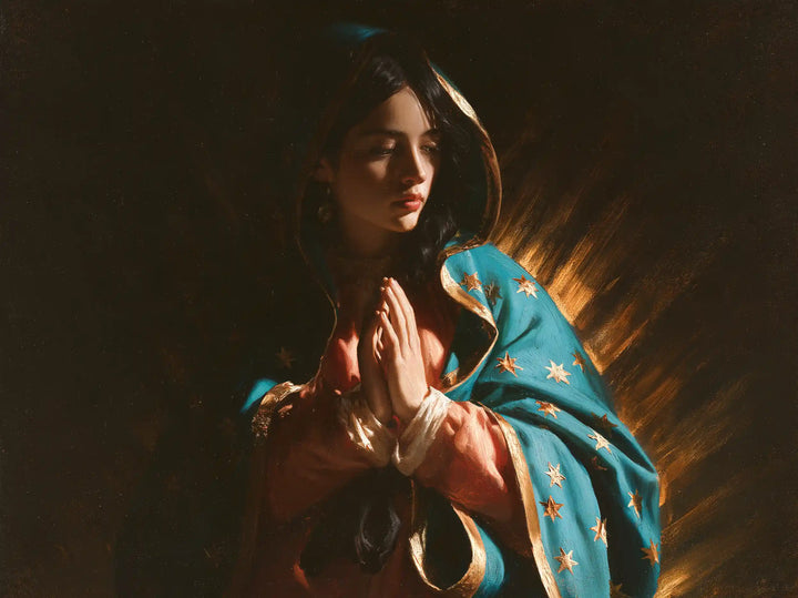 Our Lady of Guadalupe – Caravaggio Tenebrism · Landscape no. 1