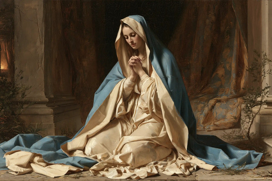 Virgin Mary in Prayer - Florentine Renaissance · Landscape n° 18