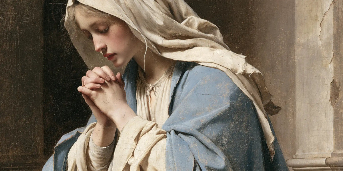 Virgin Mary in Prayer - Florentine Renaissance · Landscape n° 22