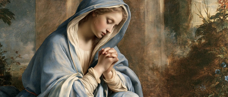 Virgin Mary in Prayer - Florentine Renaissance · Landscape n° 25