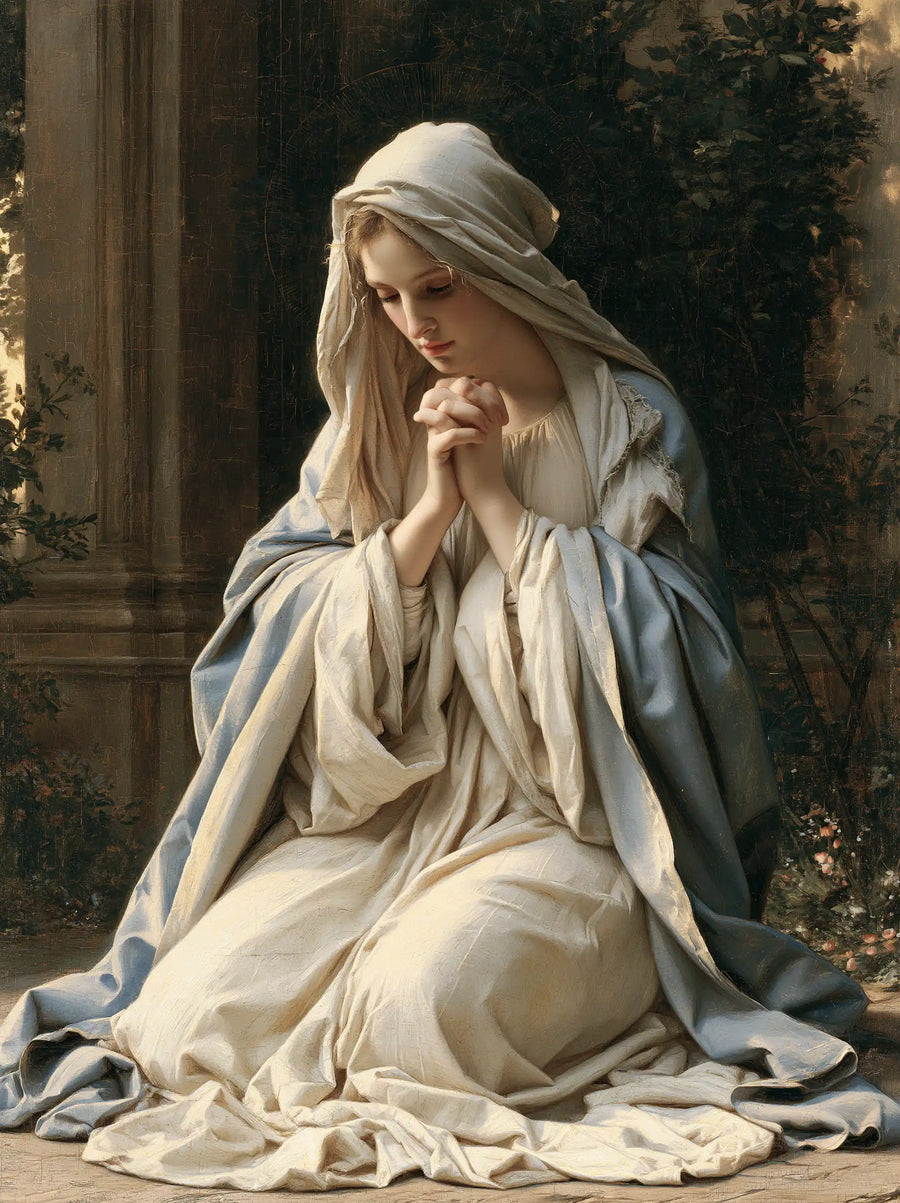 Virgin Mary in Prayer - Florentine Renaissance · Portrait n° 17