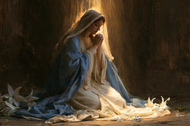 Virgin Mary in Prayer - Symbolist · Landscape n° 5