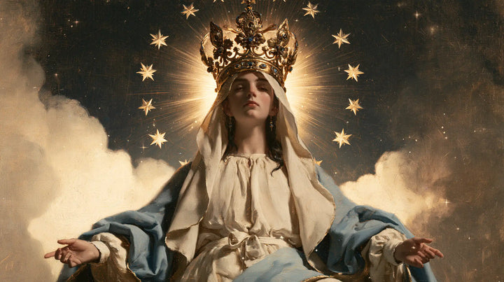 Mary, Queen of Heaven — The Dark Crown in the Disc of Light
