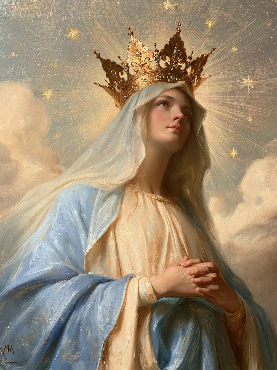Mary Queen of Heaven - The Crown as Central Symbol · Portrait n° 24