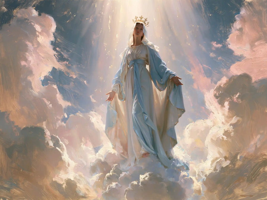 Mary Queen of Heaven - Impressionist · Landscape n° 8