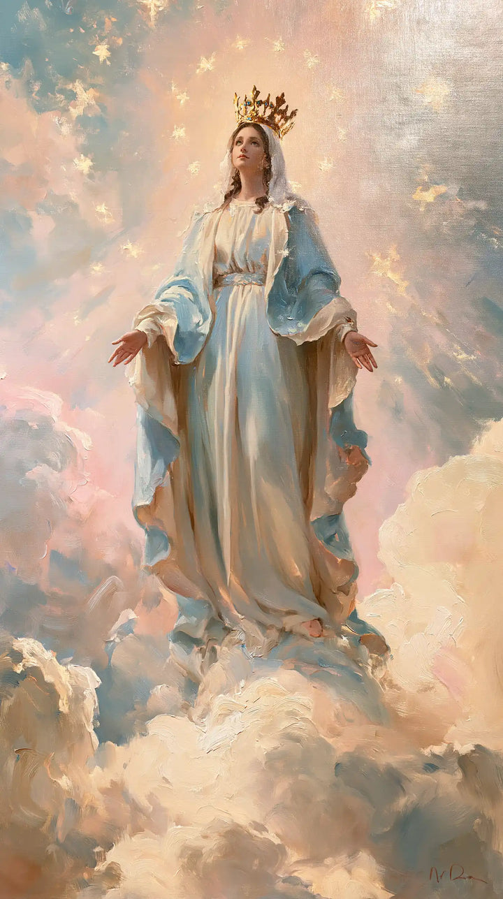 Mary Queen of Heaven - Impressionist · Portrait n° 12